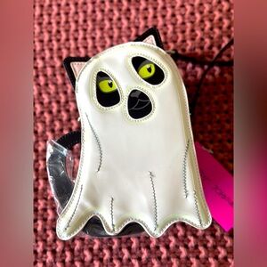 Betsey Johnson ghost cat purse